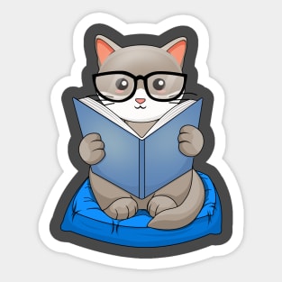 read cat Sticker